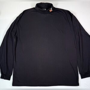 THE DISNEY STORE VINTAGE 90s Lady‎ and the Tramp Embroidered Black Turtleneck XL